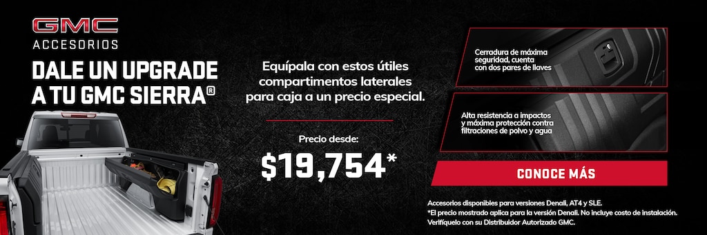 Estrena accesorios GMC